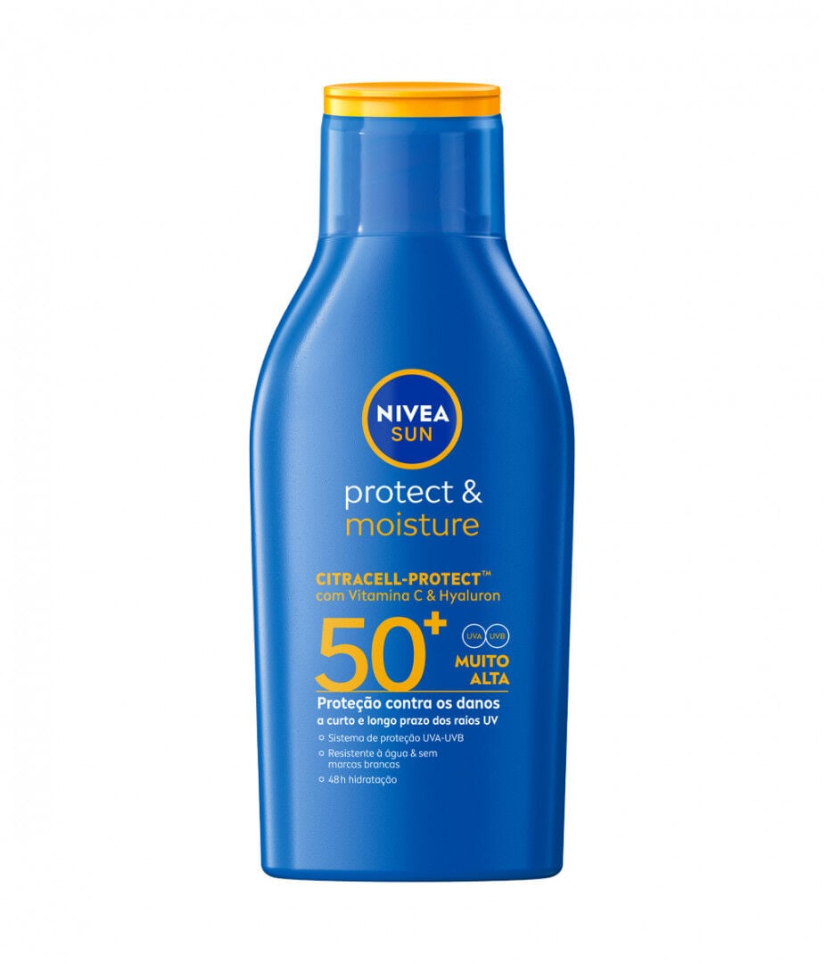 Protetor Solar Loção Protect & Moisture Fps50+ Nivea 100 ml