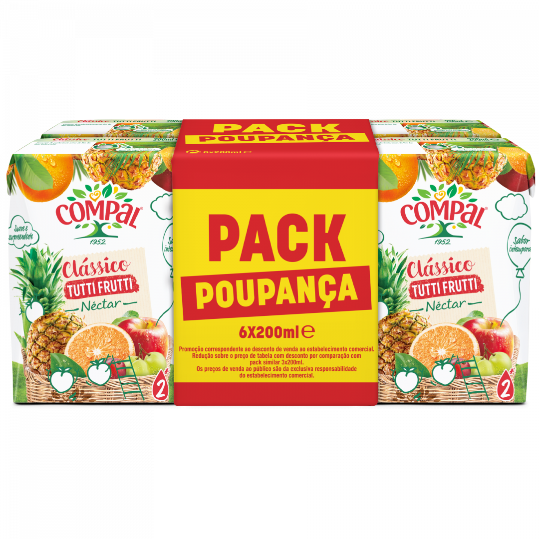 Néctar Tutti Frutti Compal Clássico 1,2 L