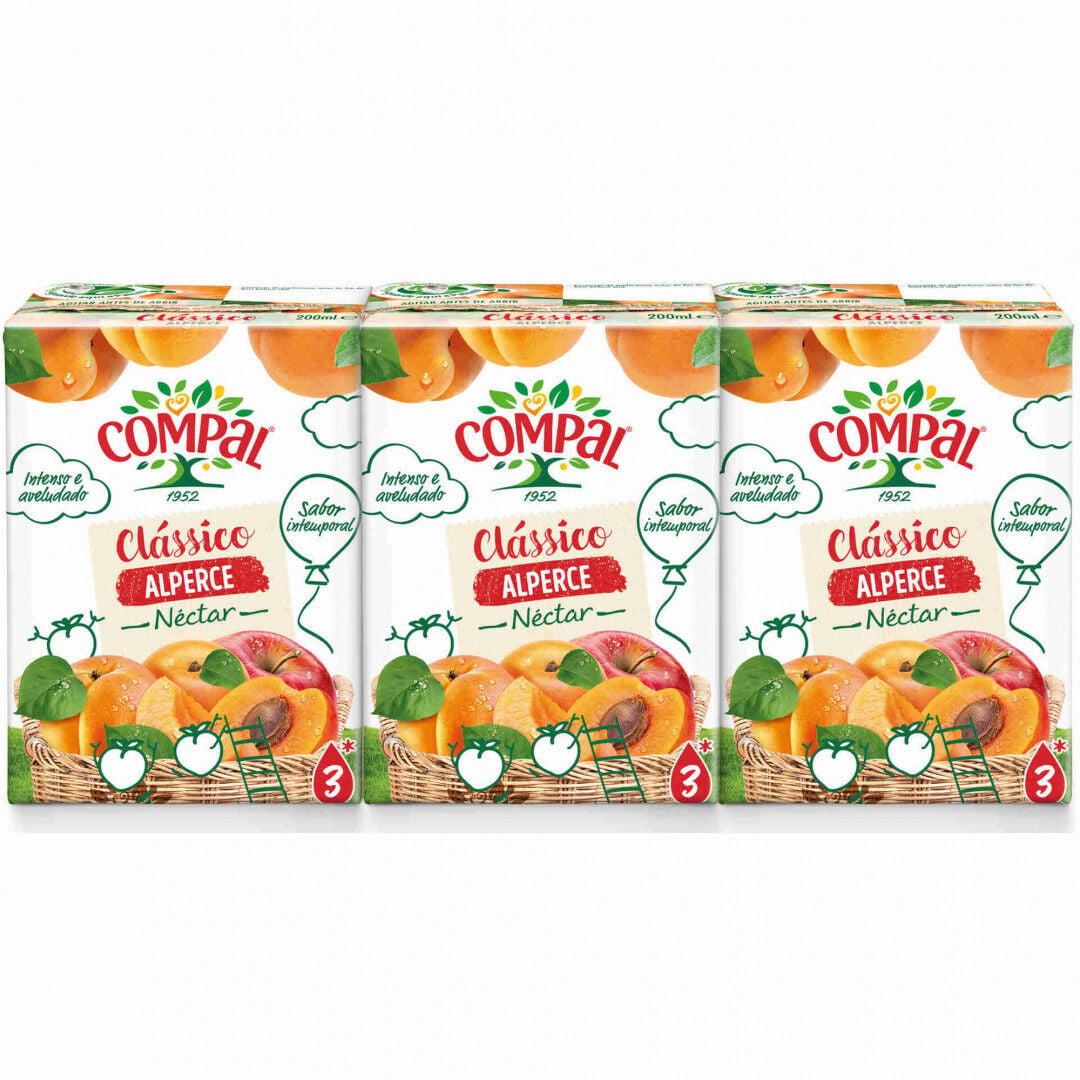 Néctar Alperce Compal Clássico 600 ml