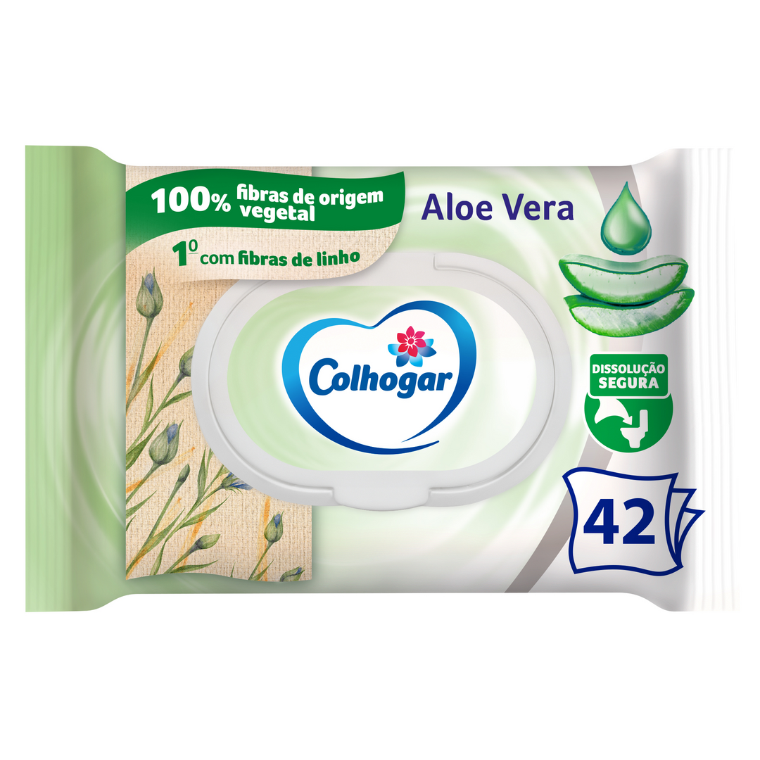 Papel Higiénico Húmido Colhogar Aloe Vera 42 UN