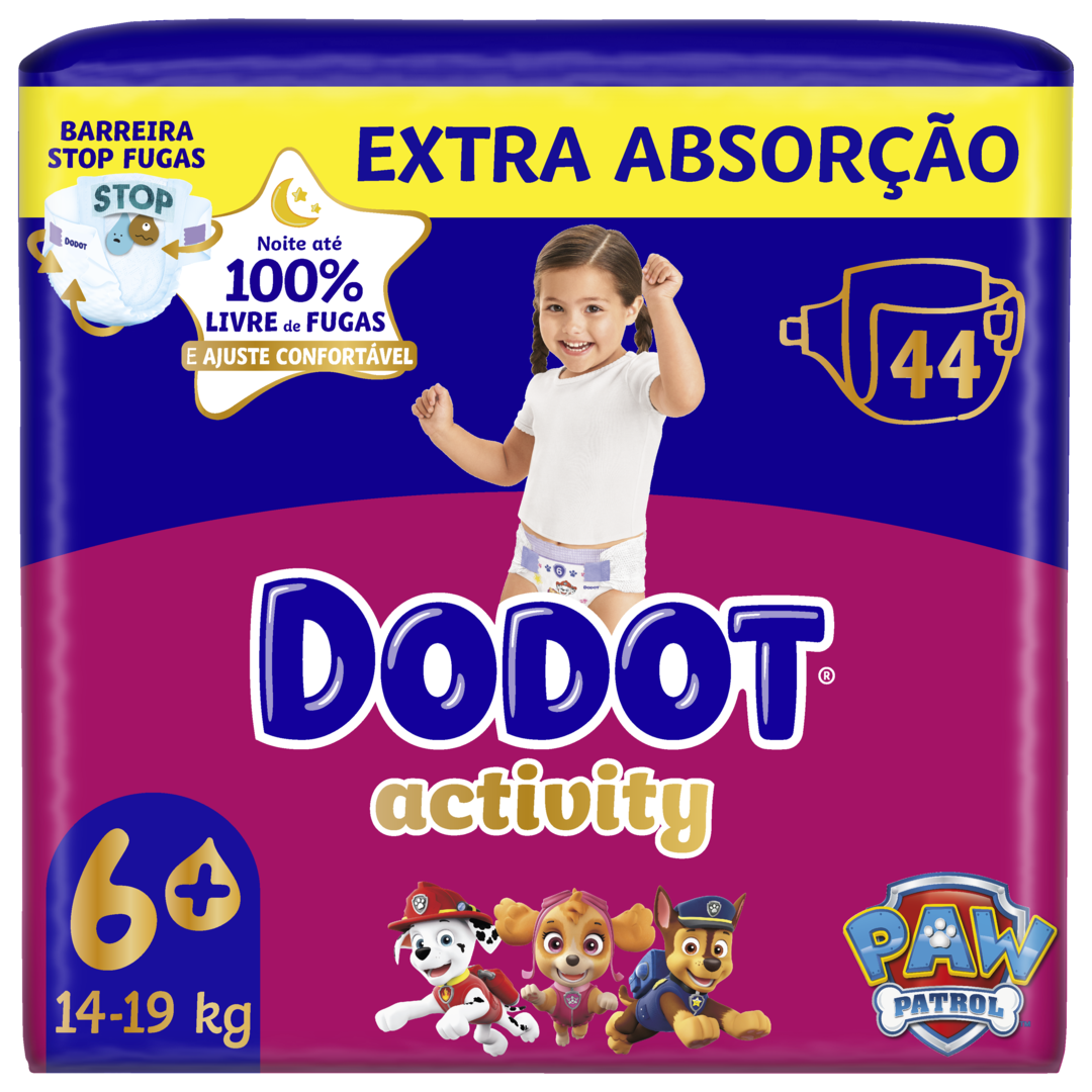 Fraldas Activity Extra T6+ 14-19kg