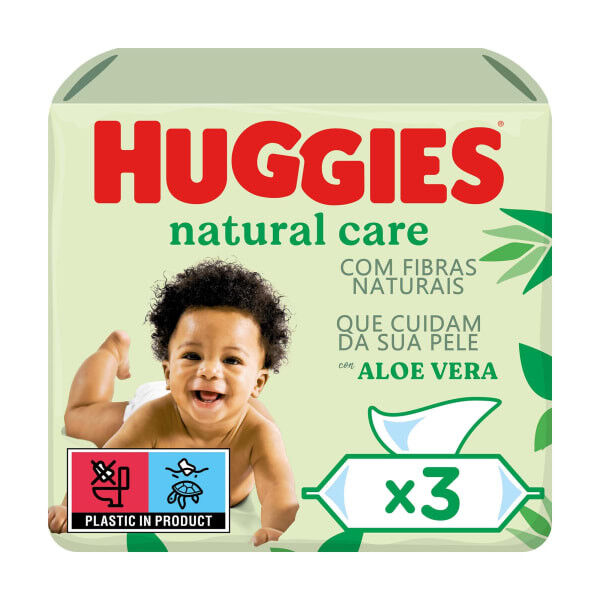Toalhitas Bebé Natural Care com Aloé Vera