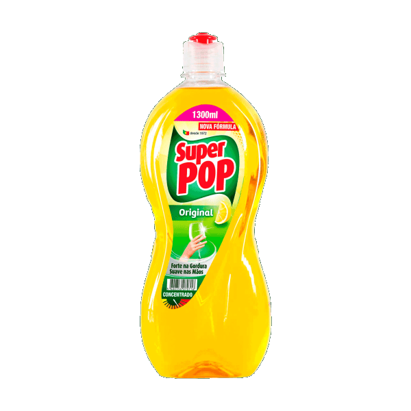 Detergente Loiça Manual Original Limão Super Pop 1,3 L