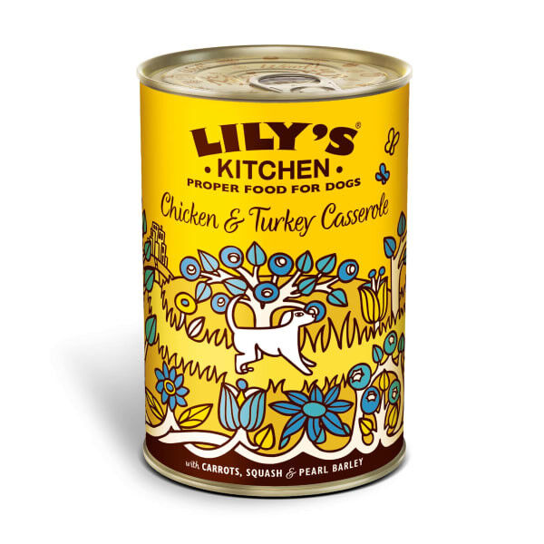 Comida Húmida Para Cão Com Frango E Peru Lily's Kitchen 400 g