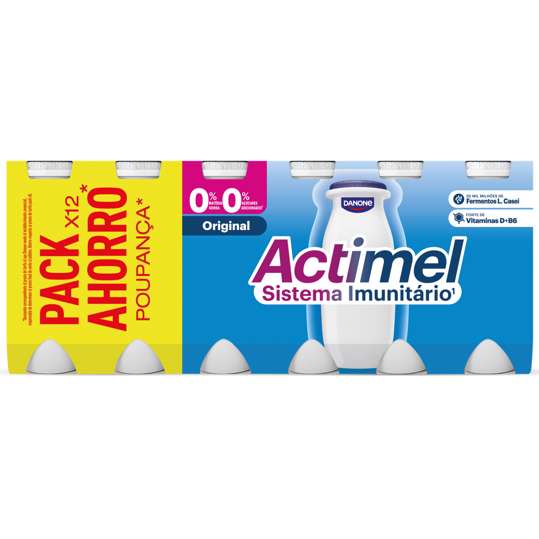 Iogurte Líquido Magro Defesas Natural Pack 12