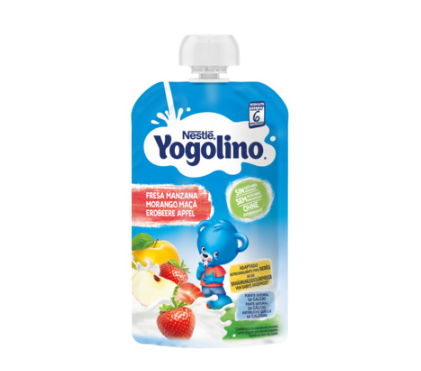 Alimento Lácteo de Morango e Maçã