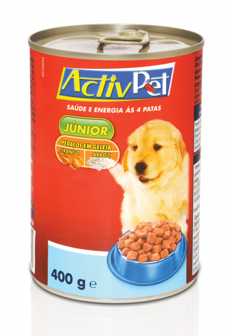 Comida Húmida para Cão Júnior com Frango em Geleia