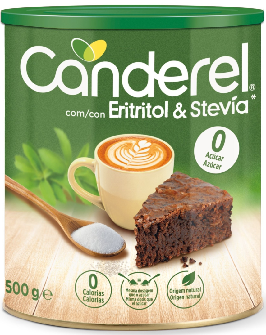 Adoçante com Eritritol e Stevia