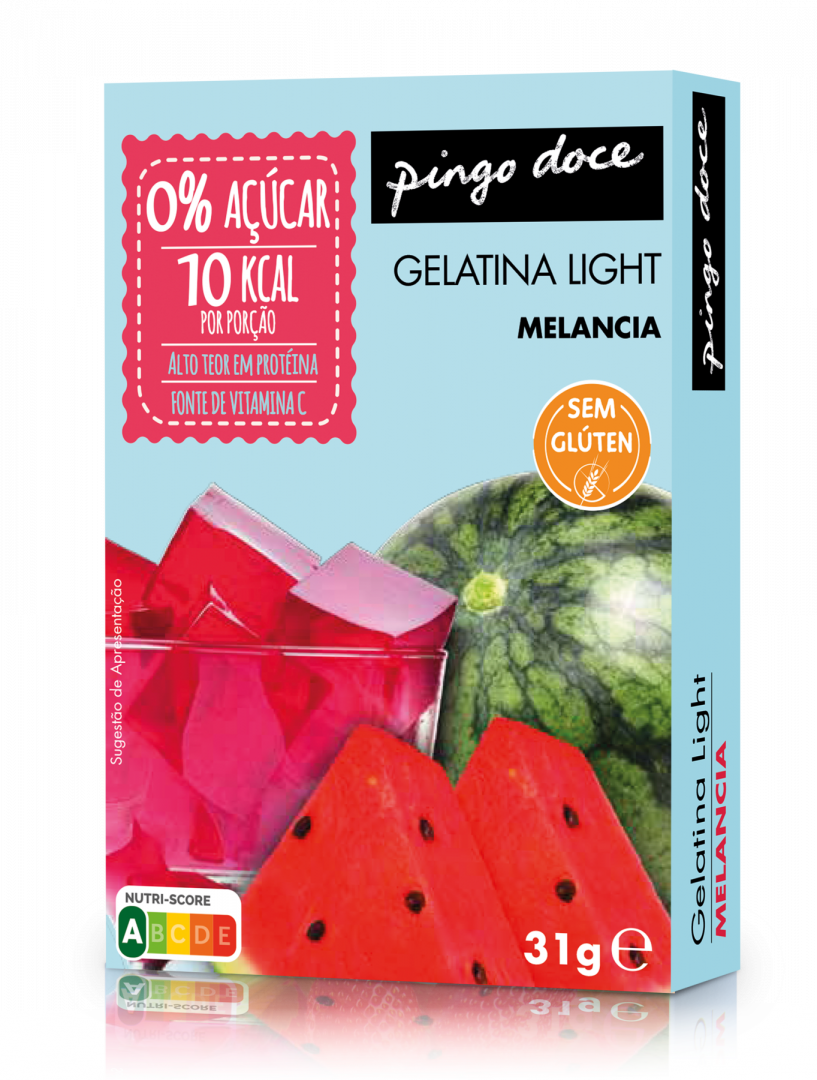 Gelatina em Pó de Melancia 0% Açúcar