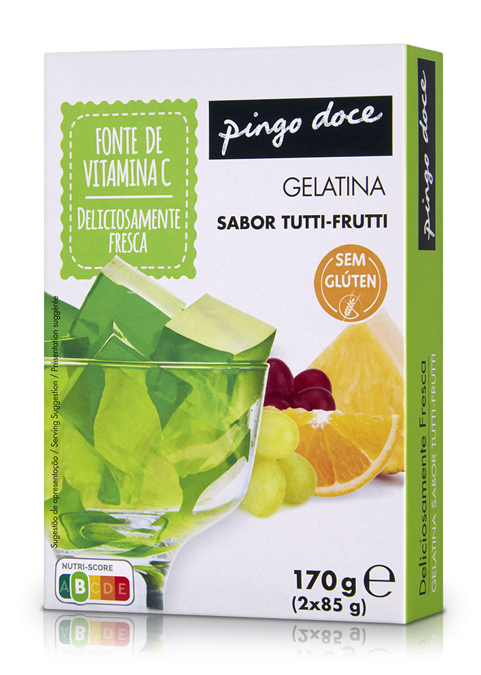 Gelatina em Pó de Tutti Frutti