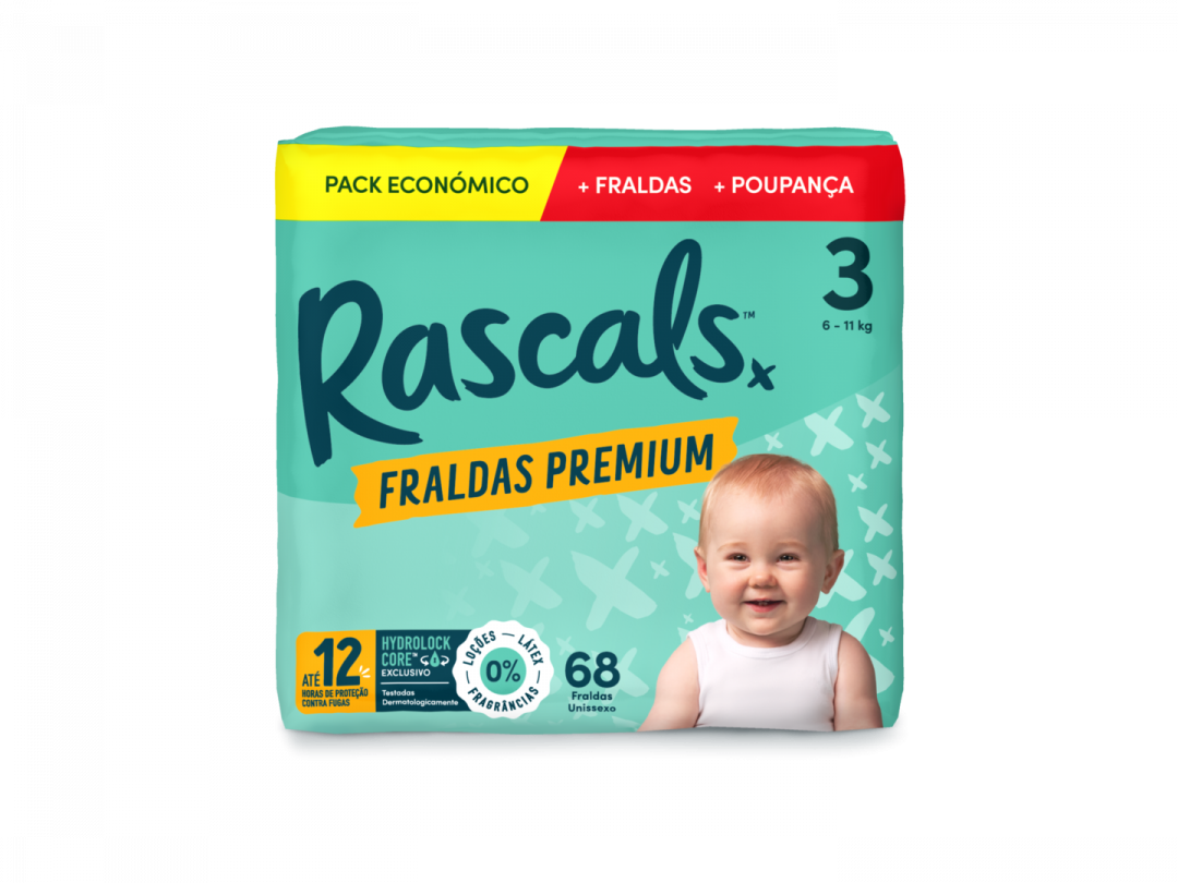 Fraldas Bebé 6-11kg T3 Big Pack
