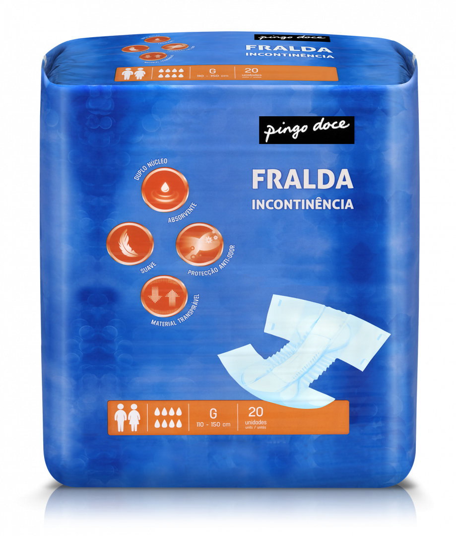 Fraldas Incontinência Tamanho Grande
