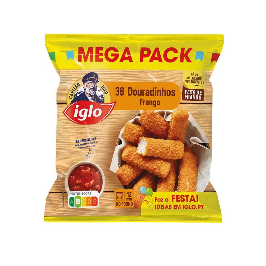 Douradinhos de Frango Congelados Capitão Iglo