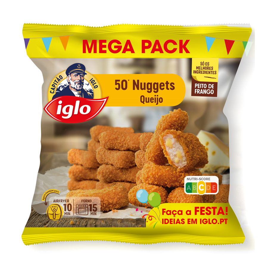Nuggets de Frango e Queijo Capitão Iglo