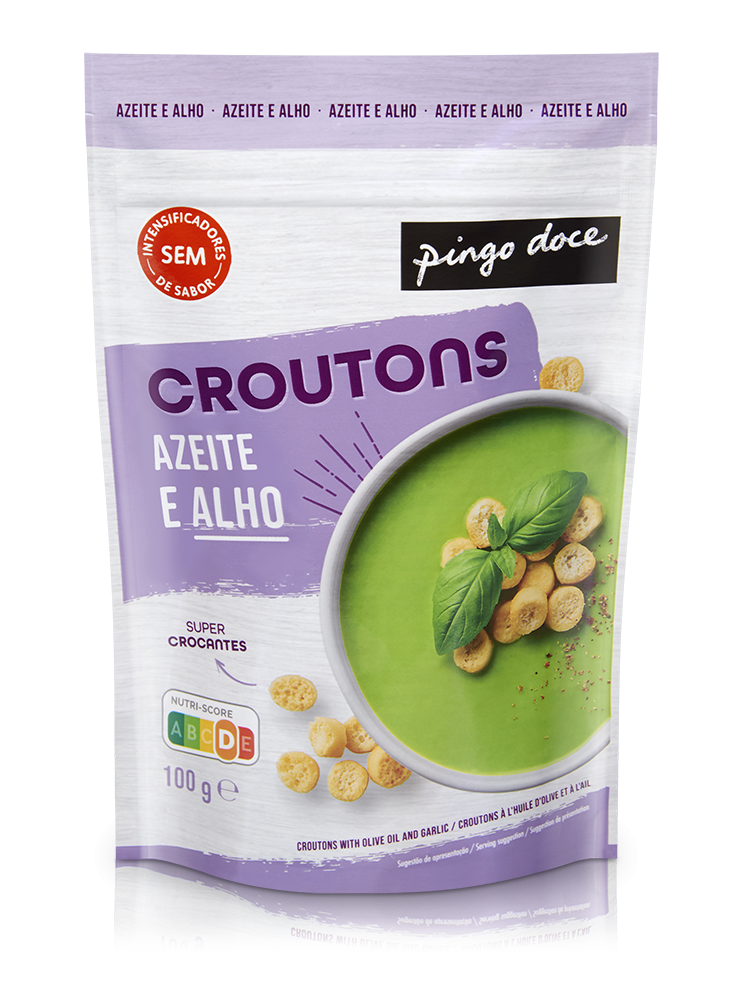 Croutons com Azeite e Alho