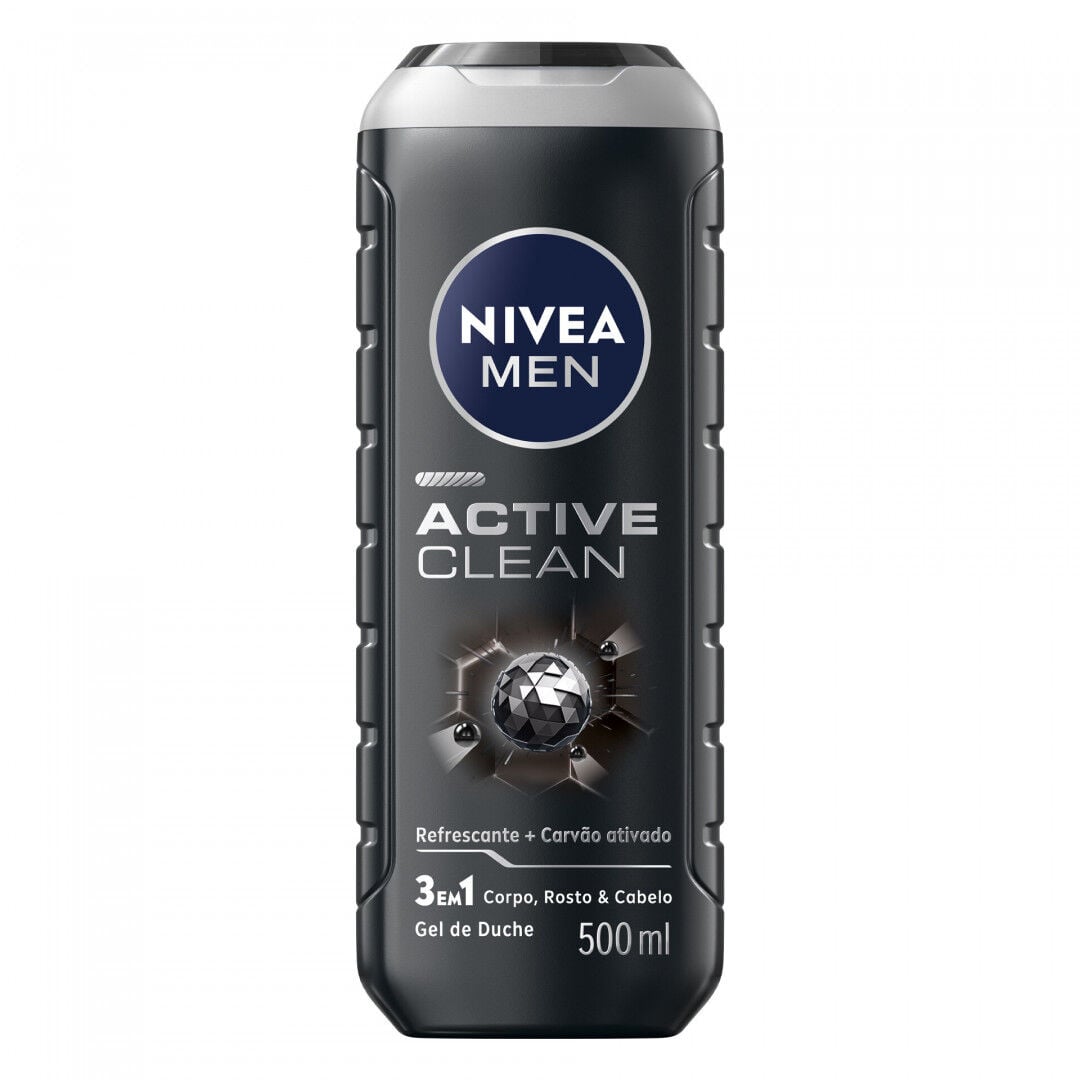 Gel De Banho Men Active Clean Nivea Men 500 ml