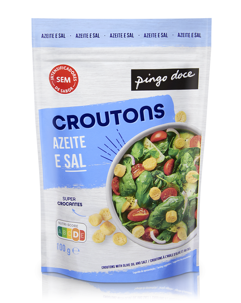 Croutons com Azeite Pingo Doce