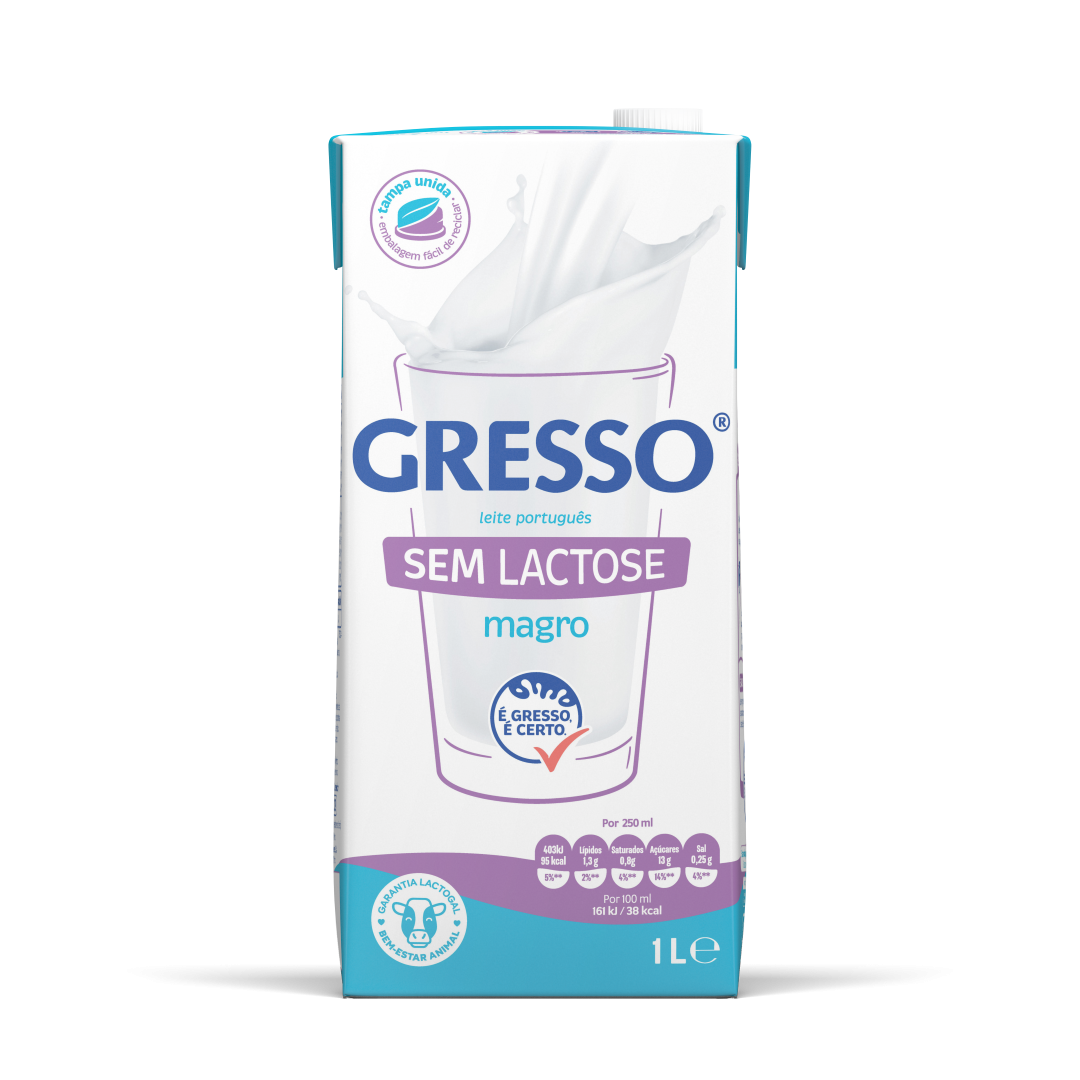 Leite UHT Magro sem Lactose