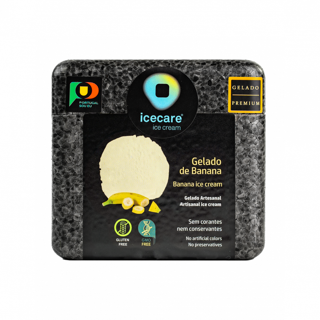 Gelado De Banana Icecare 500 ml