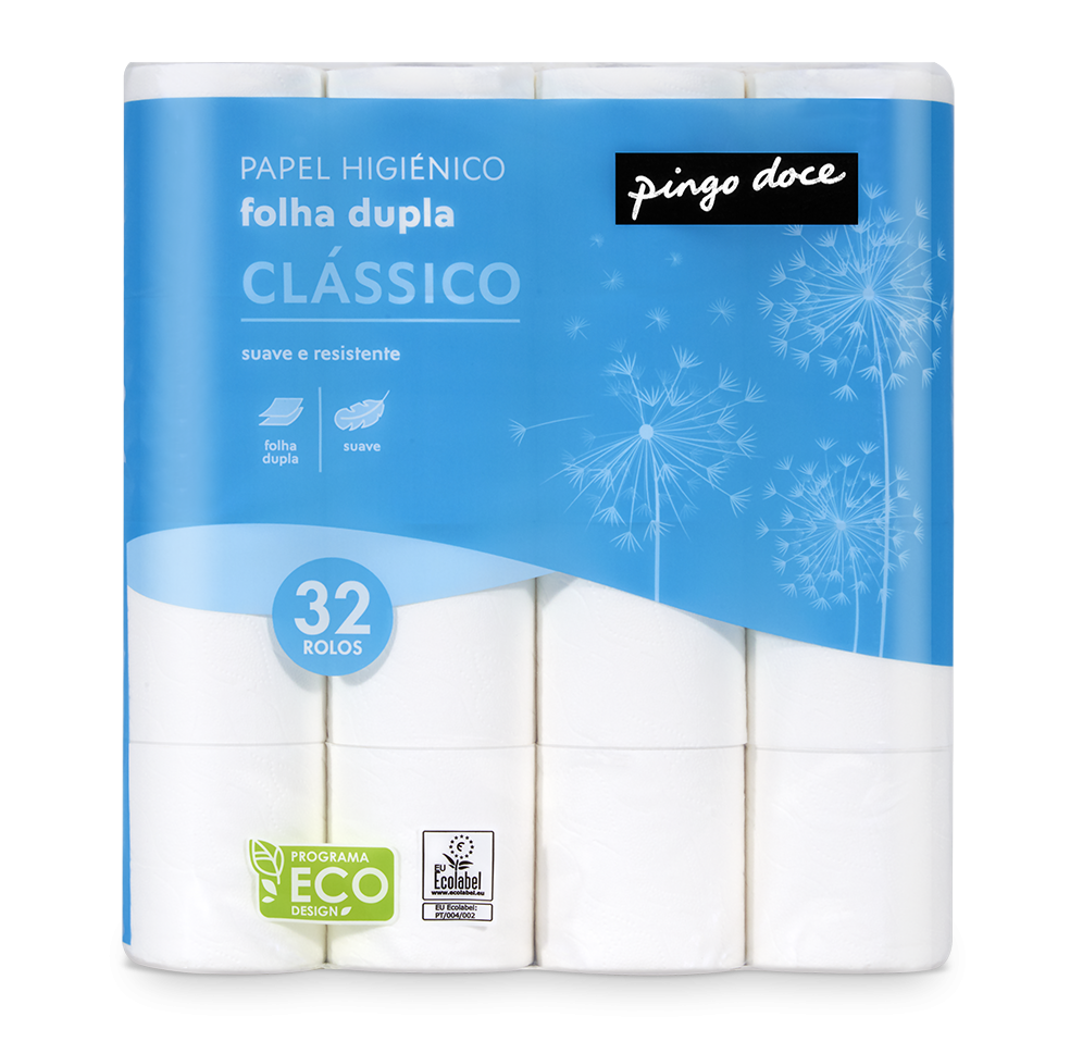 Papel Higiénico 2 Folhas 32 Rolos