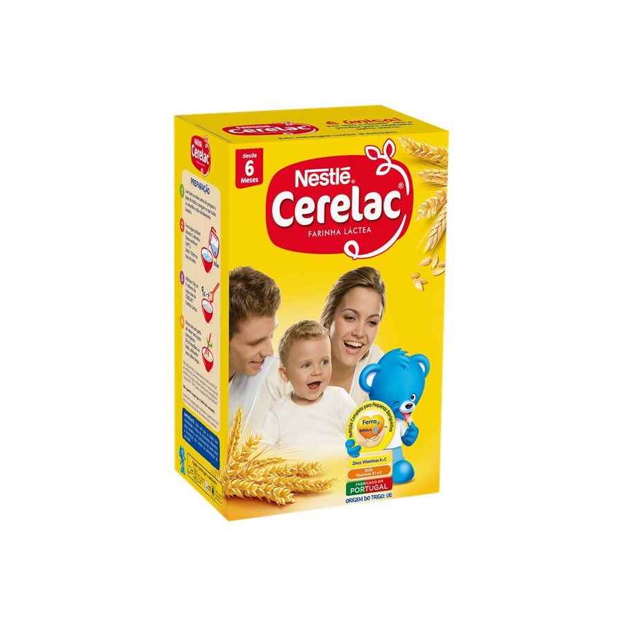 Papa Infantil Farinha Láctea +3a Cerelac 900 g