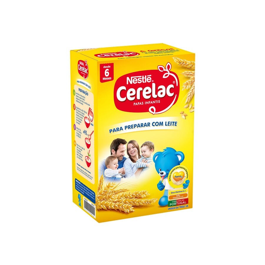Papa Infantil Farinha Não Láctea Trigo Original Cerelac 600 g