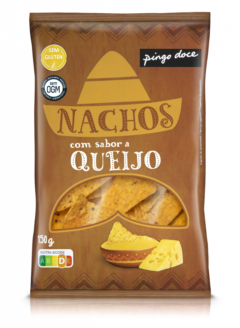 Nachos de Milho Sabor a Queijo
