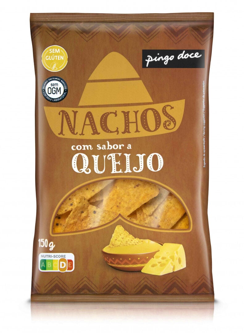 Nachos de Milho Sabor a Queijo