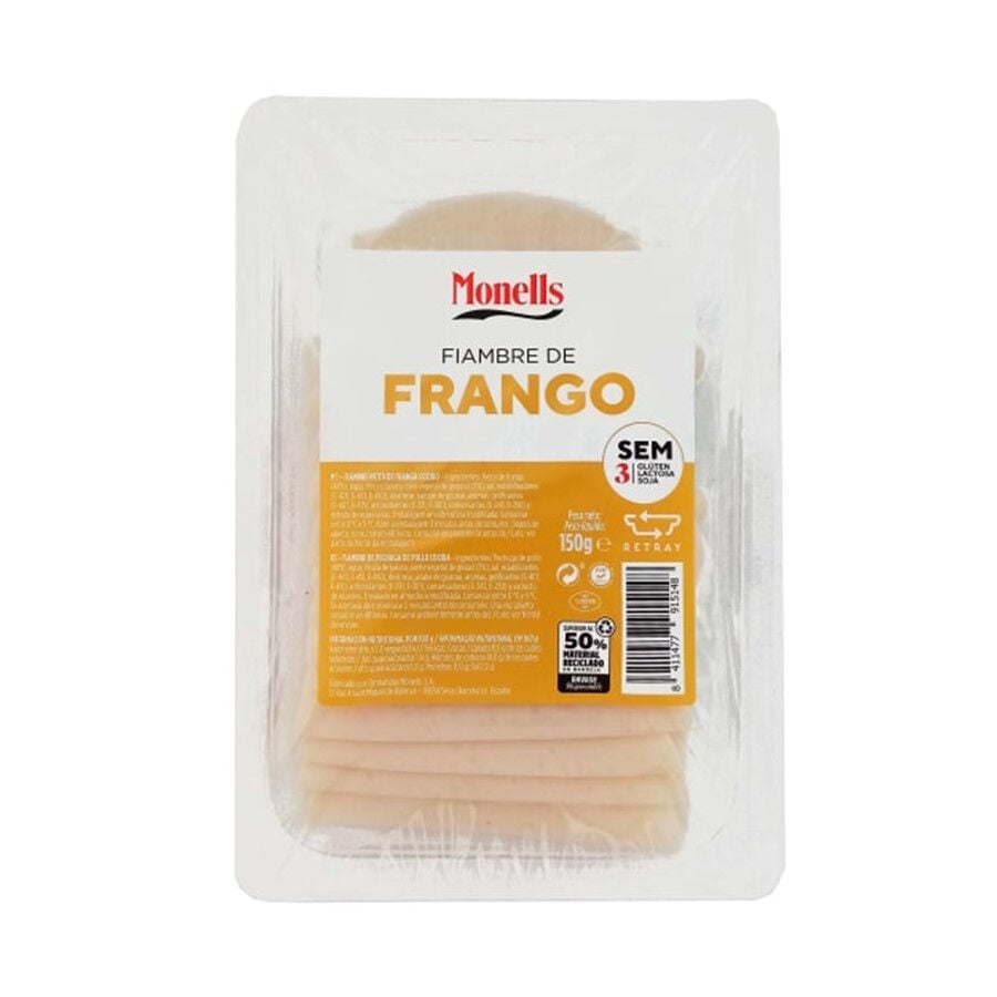 Fiambre Peito de Frango Monells