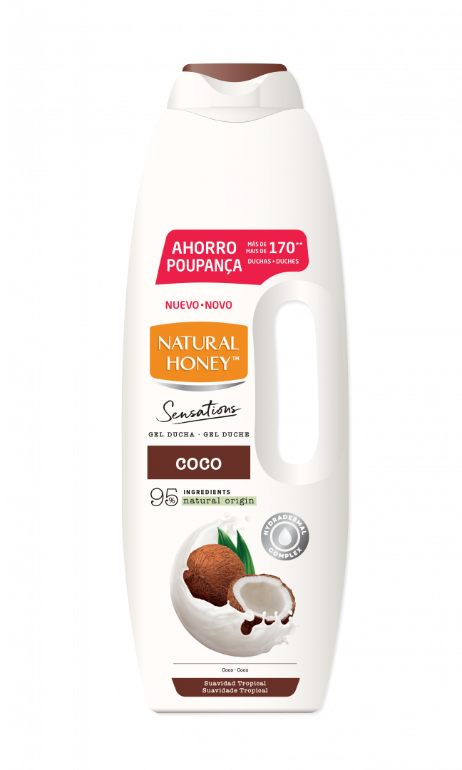 Gel De Banho Coco Natural Honey 1,35 L
