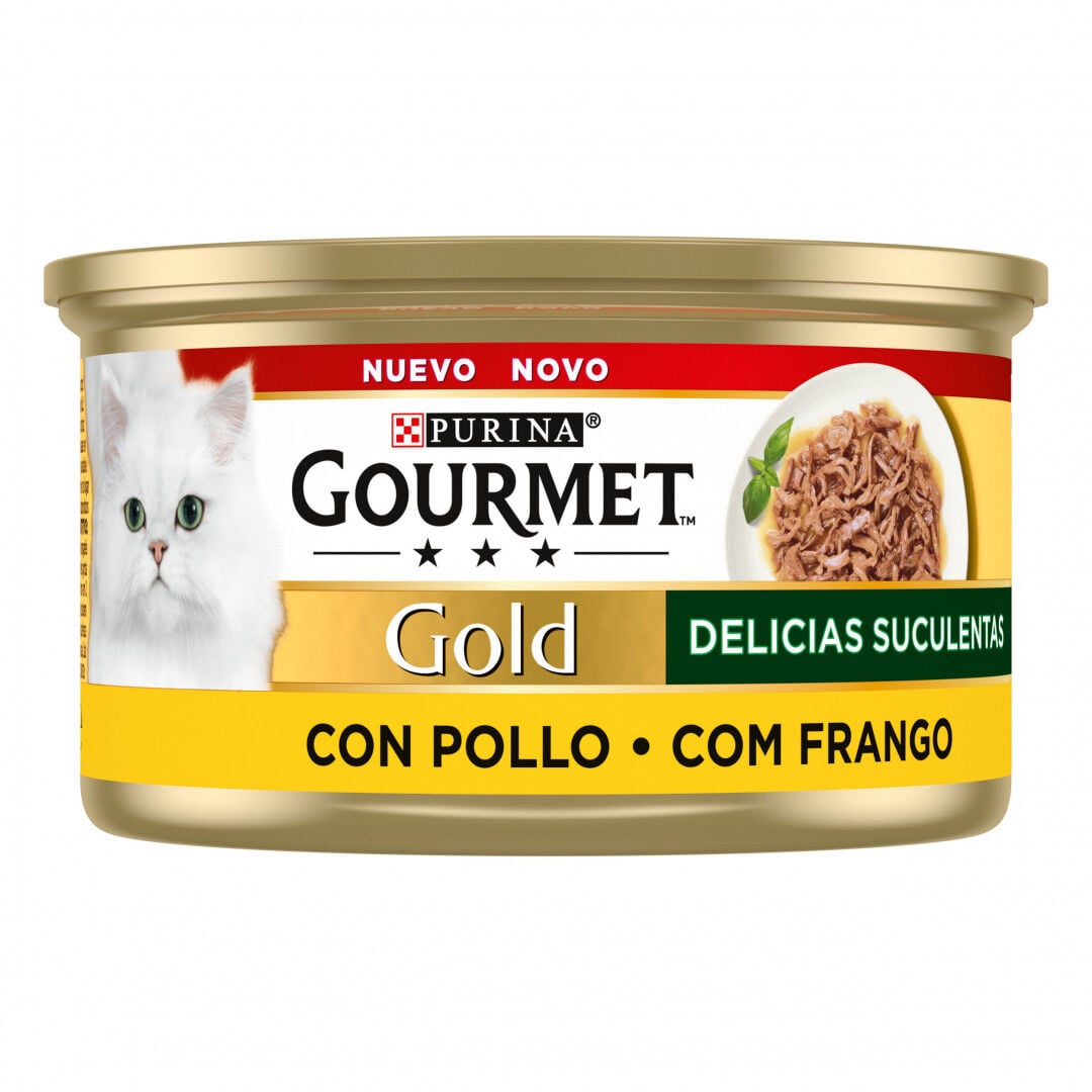 Comida Húmida para Gato Gold Delícias Suculentas com Frango