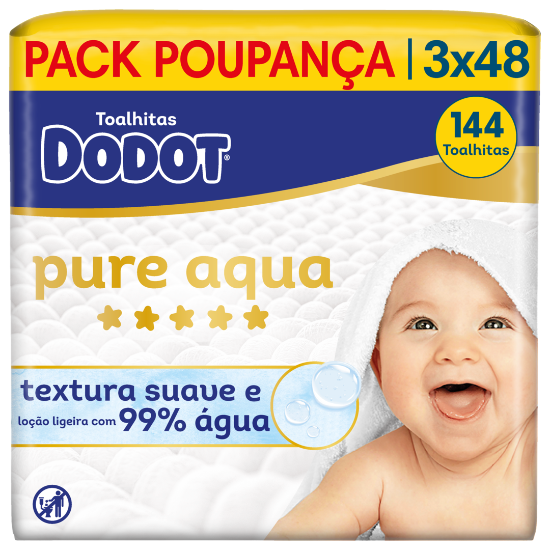 Toalhitas Dodot Pure Aqua Pack Poupança