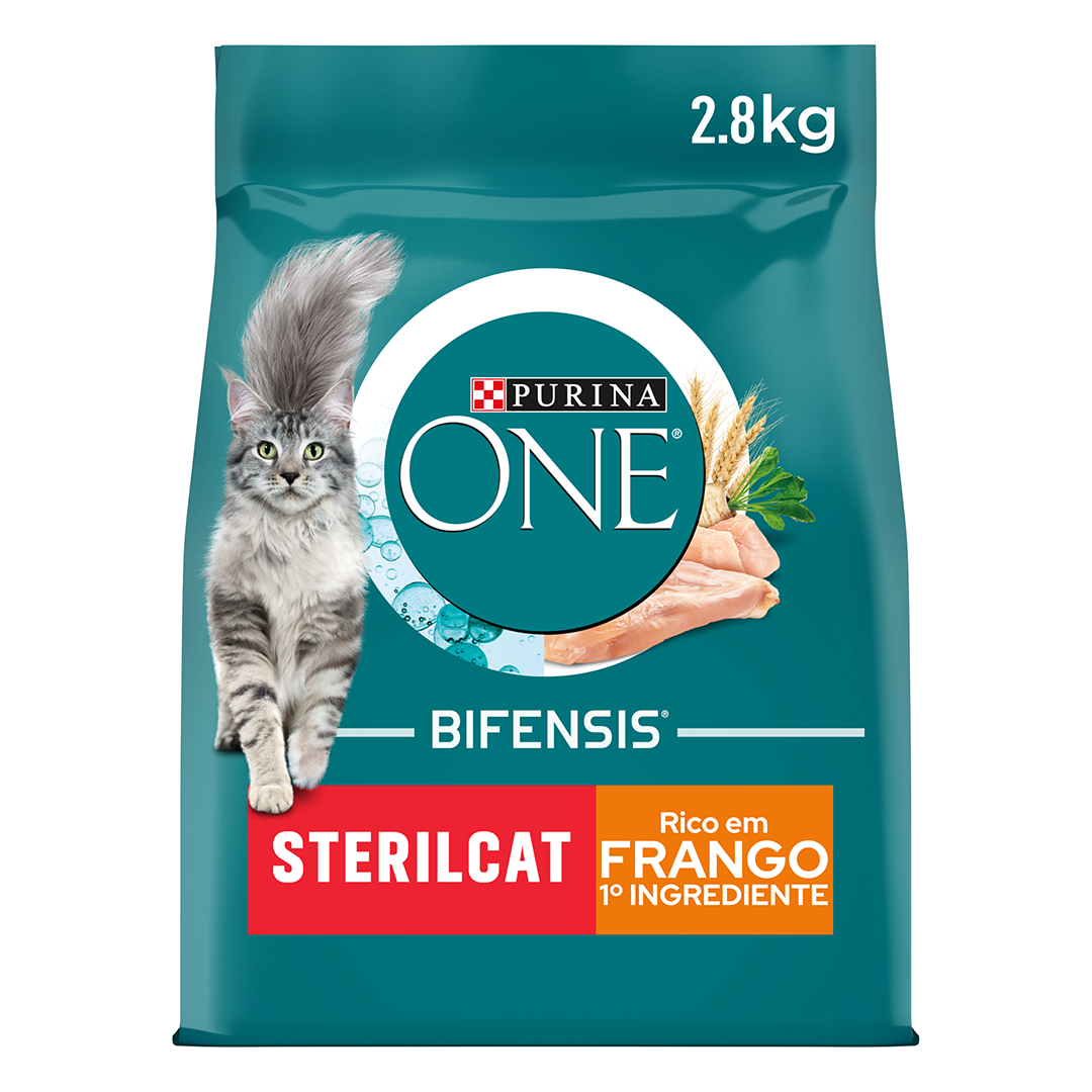Comida Seca para Gato Esterilizado com Frango