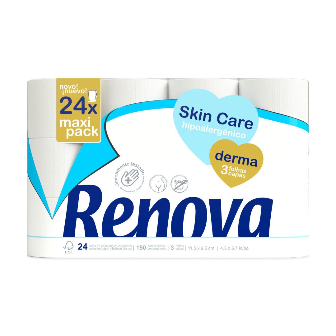 Papel Higiénico 3 Folhas Derma Skin Care