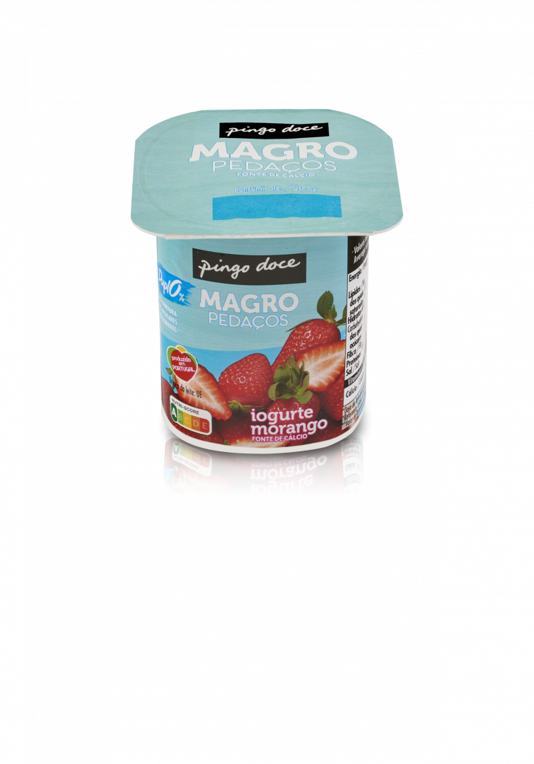 Iogurte Magro Pedaços Morango