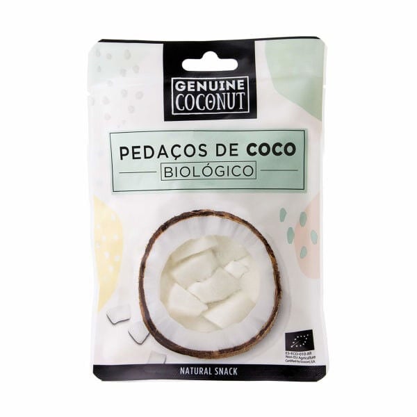 Pedaços de Coco Biológico Embalado