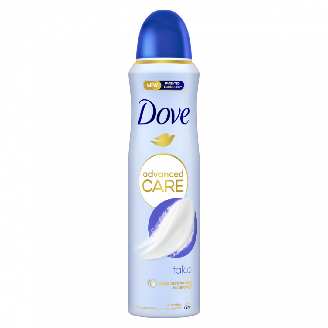 Desodorizante Spray Advanced Talco Dove 150 ml