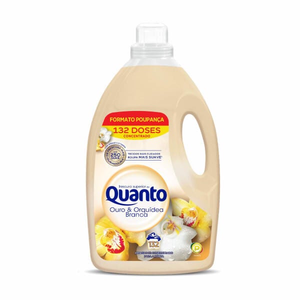 Amaciador Roupa Concentrado Ouro e Orqu&iacute;dea Branca
