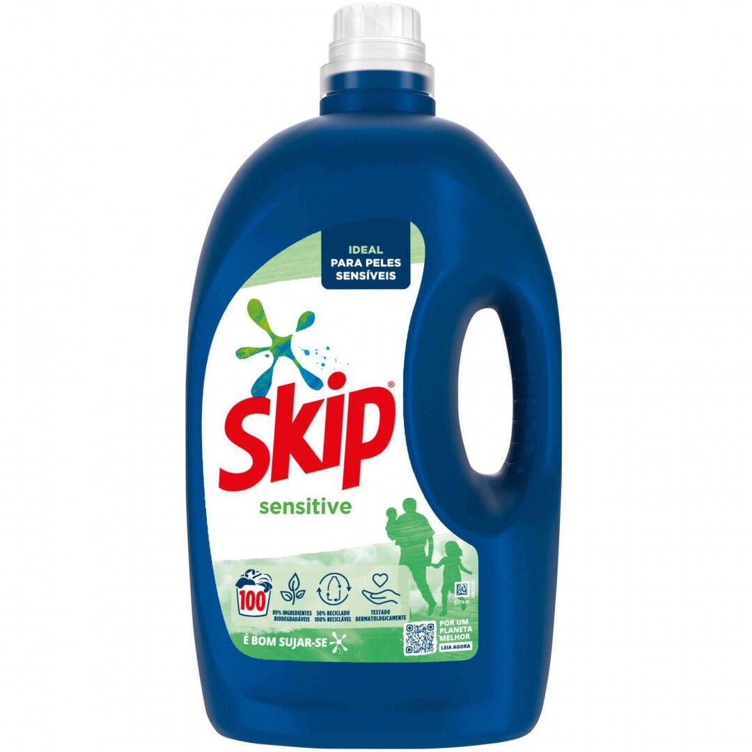 Detergente Máquina Roupa Líquido Sensitive Skip