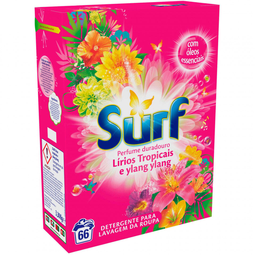 Detergente Máquina Roupa em Pó Tropical Surf