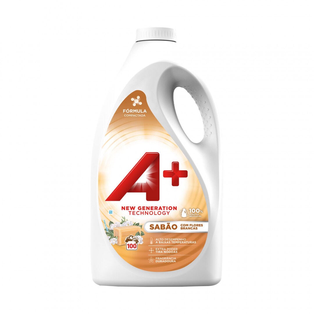Detergente Máquina Roupa Líquido Sabão A+