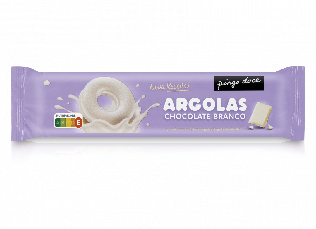 Bolachas Argolas Chocolate Branco