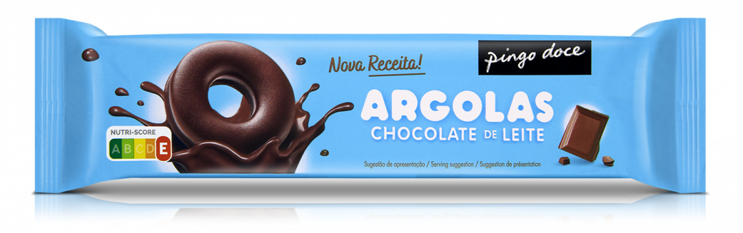 Bolachas Argolas Chocolate de Leite