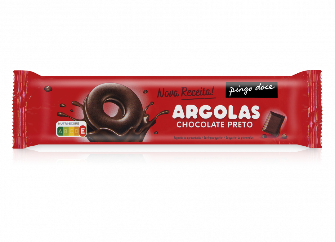 Bolachas Argolas Chocolate Negro