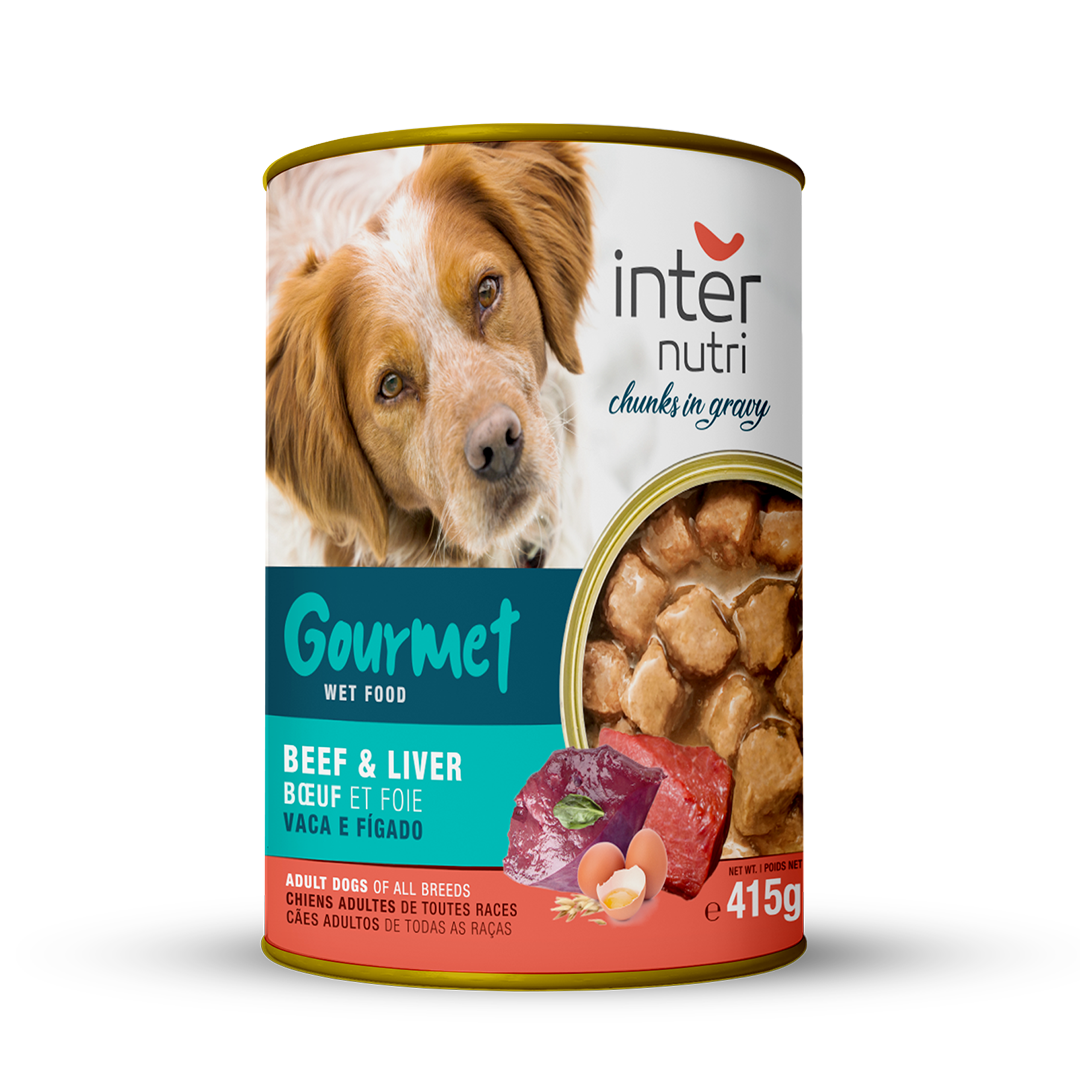 Comida Húmida para Cão com Vaca e Fígado