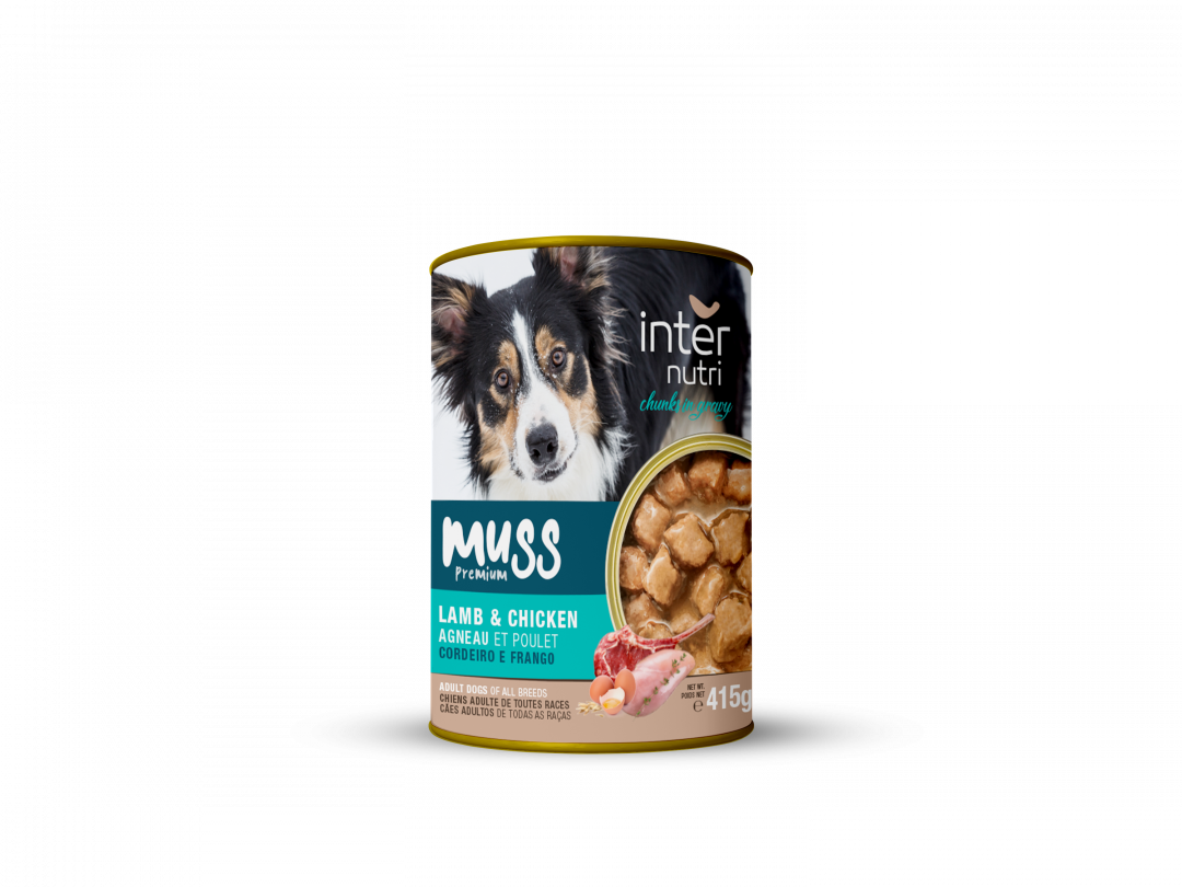 Comida Húmida para Cão com Cordeiro e Frango