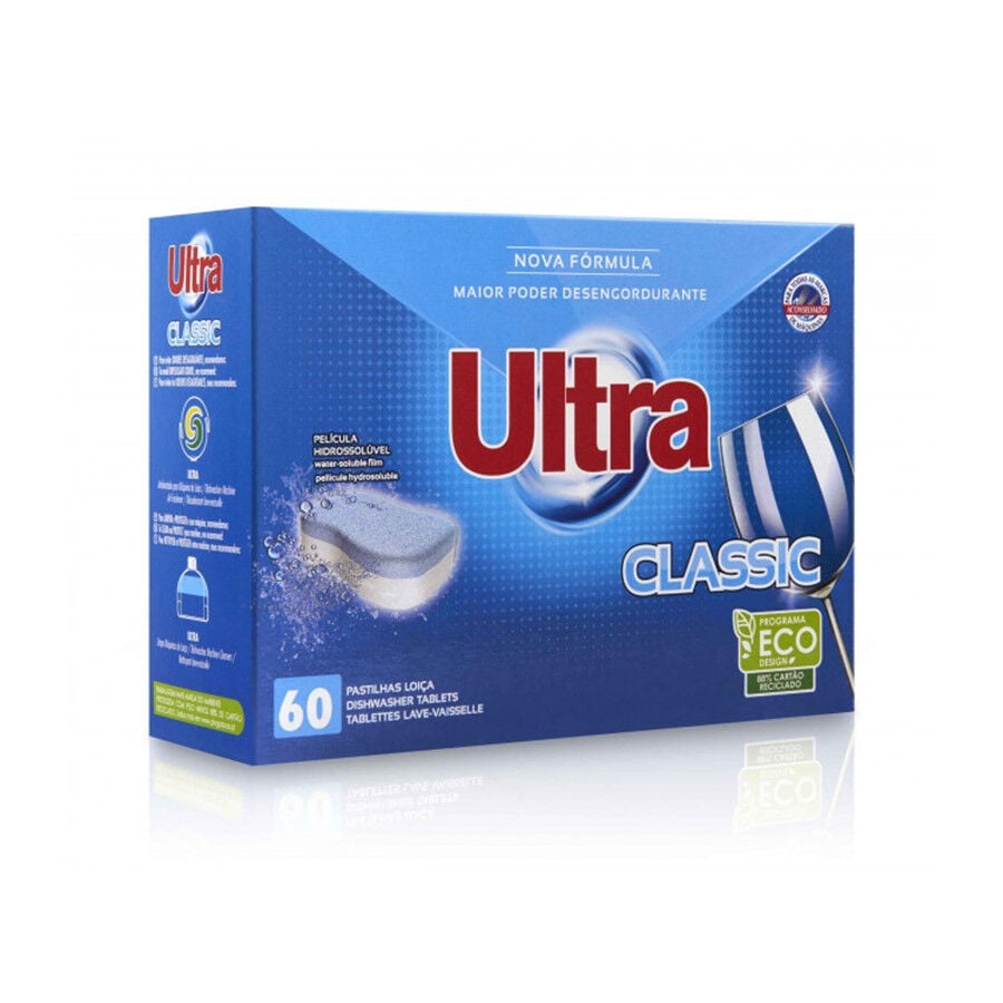 Pastilhas Para Máquina Loiça Classic Ultra 60 un