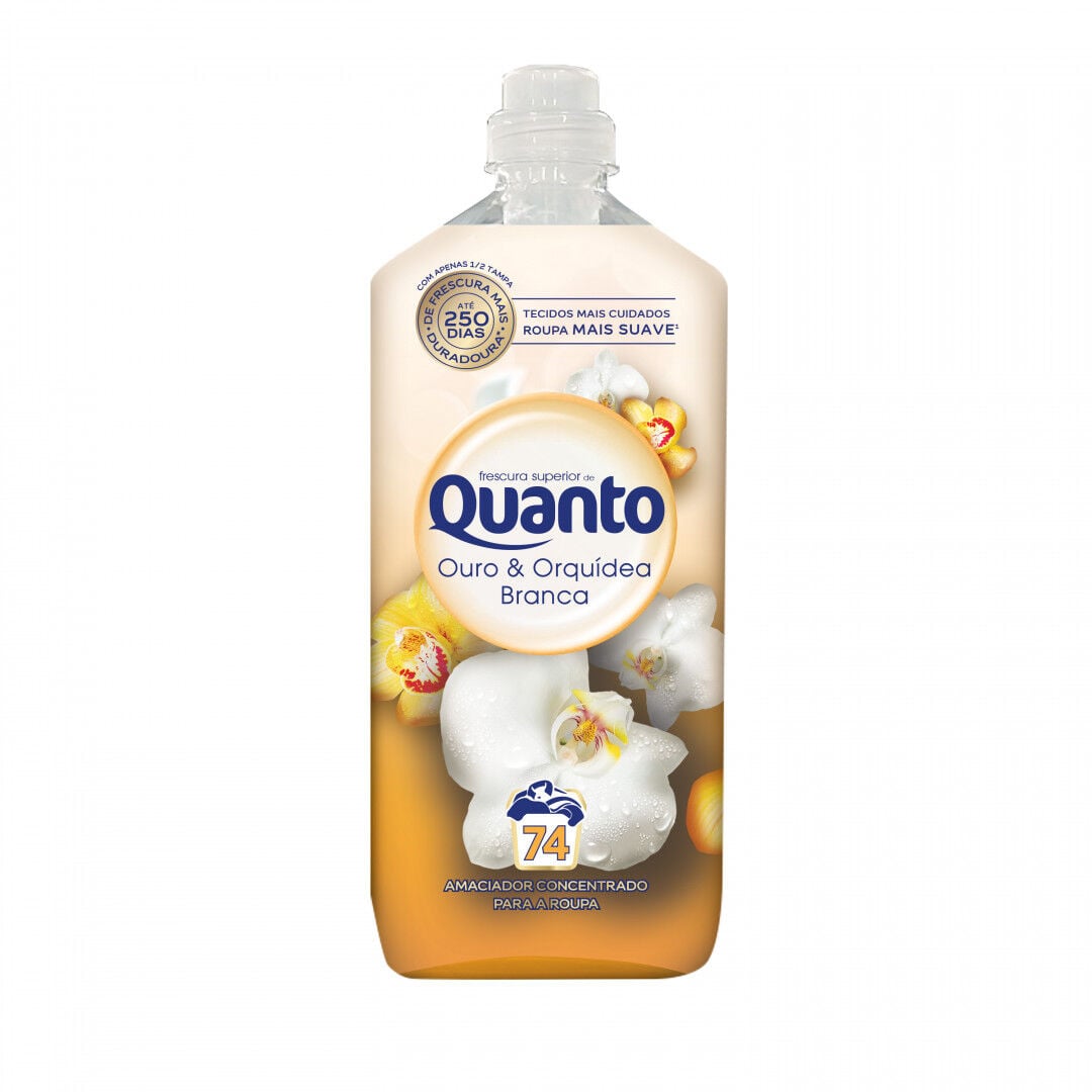 Amaciador Roupa Concentrado Ouro e Orquídea Branca
