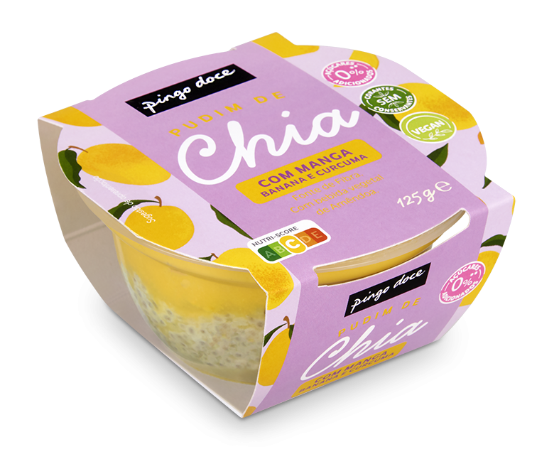 Pudim de Chia e Manga