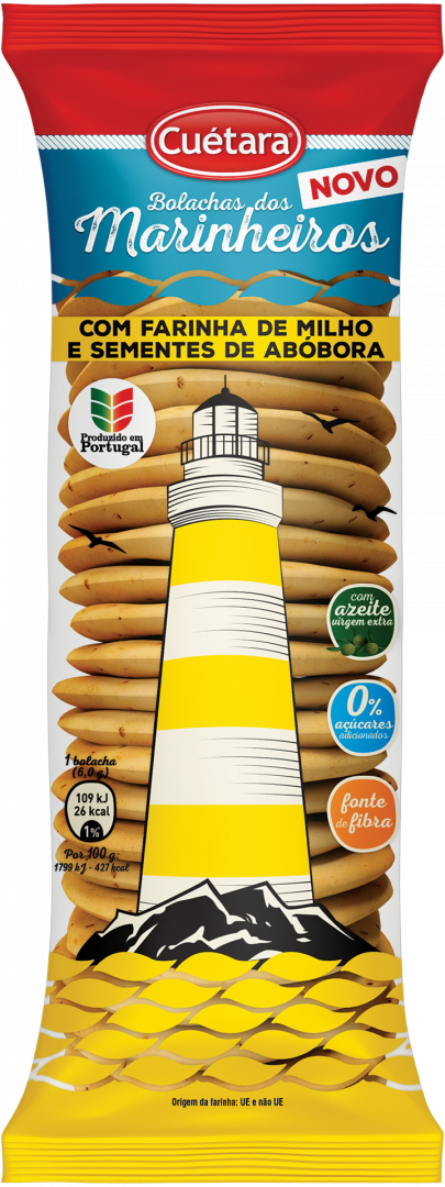 Bolachas Dos Marinheiros Milho E Sementes De Abóbora Cuétara 150 g